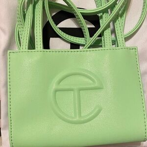 Telfar Light Green Mini Bag
